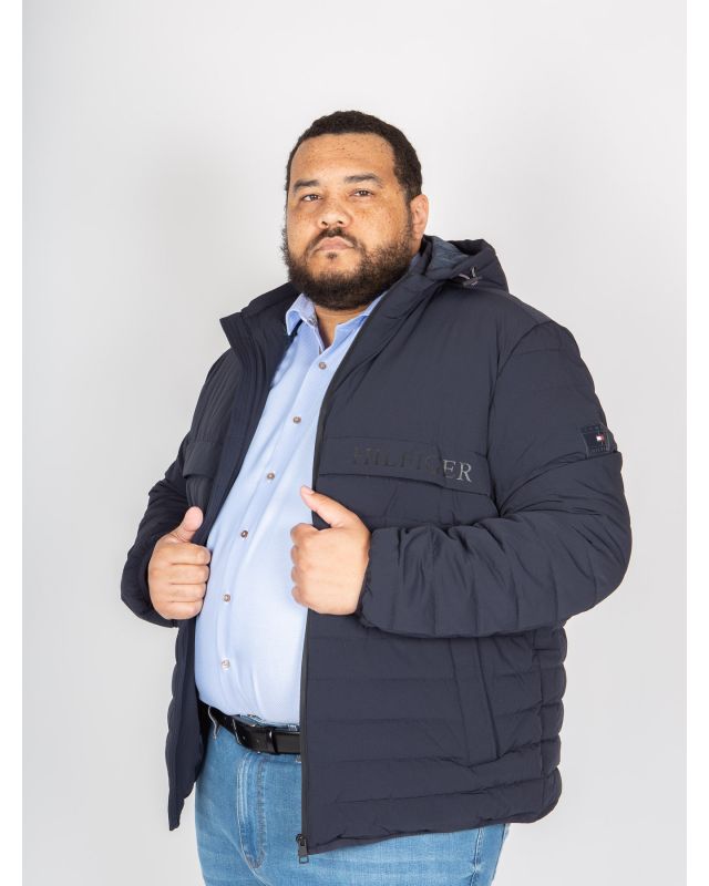 manteau bleu homme fort